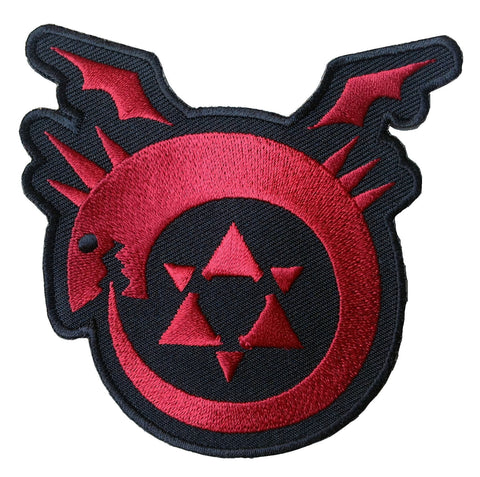 Velcro Full Metal Alchemist Brotherhood Uroboros Tactical Gear Patch - Titan One