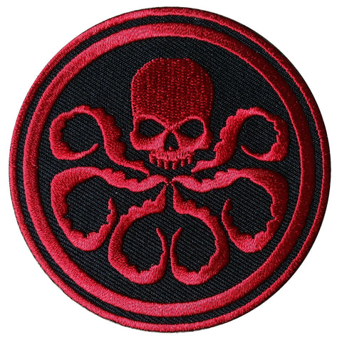 Velcro Round Red Hydra Logo Captain America Patch - Titan One