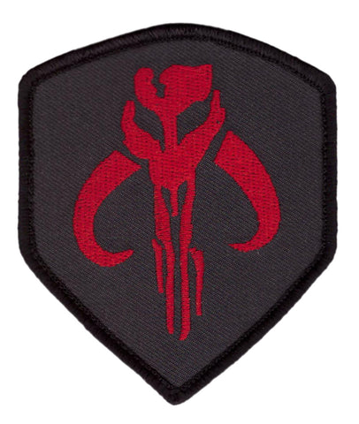 Velcro Mandalorian Bounty Hunter Boba Fett Subdued Shield Morale Gear Tactical Bantha Skull Patch - Titan One