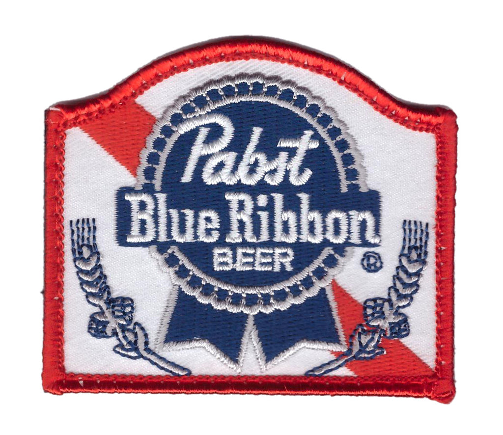 Small Pabst Beer Blue Ribbon Hippie Biker Patch