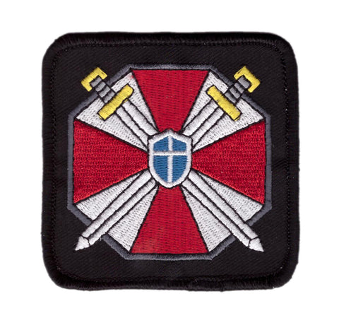 Shield Swords Resident Evil Umbrella Corporation Security Service Patch - Titan One